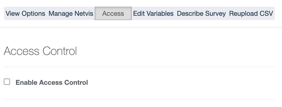 Enable Access Control